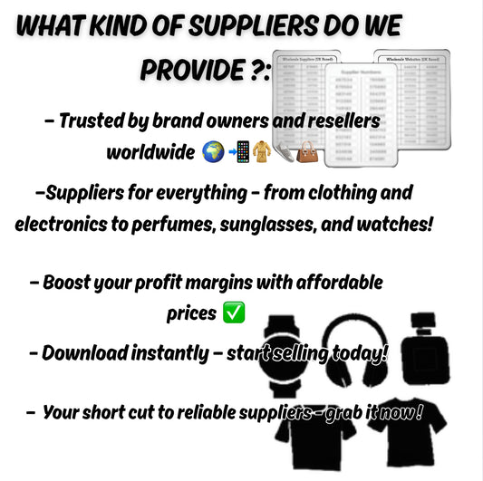 Ultimate Supplier package 3.0📦