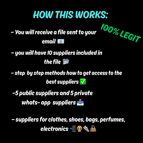 Ultimate Supplier package 📦